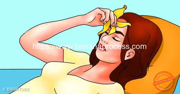 Banana-Peel-Treat-Migraines-and-Headaches